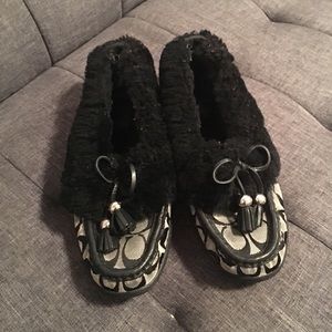 Coach slippers